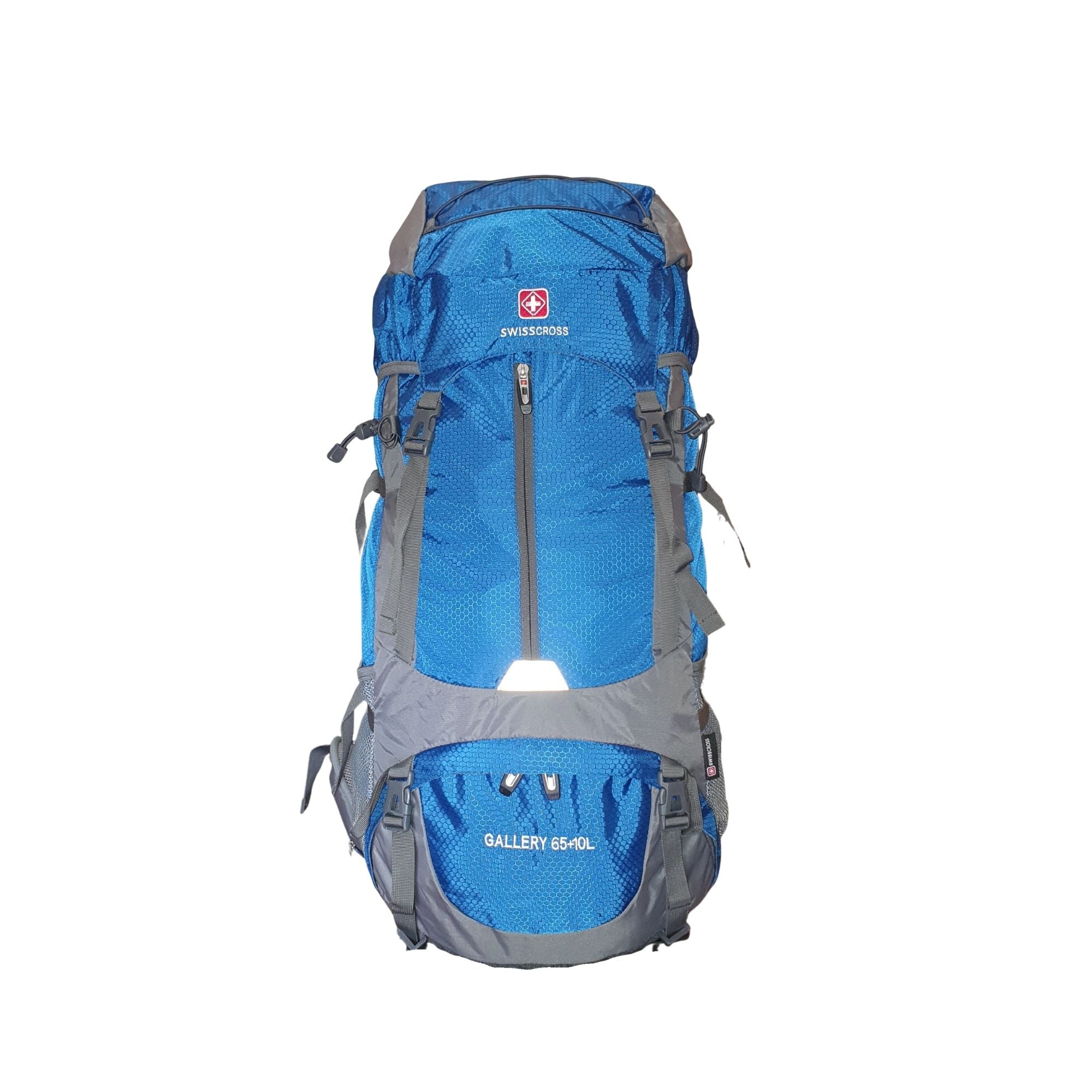 Mochila SWISS CROSS azul, 65+10 Litros