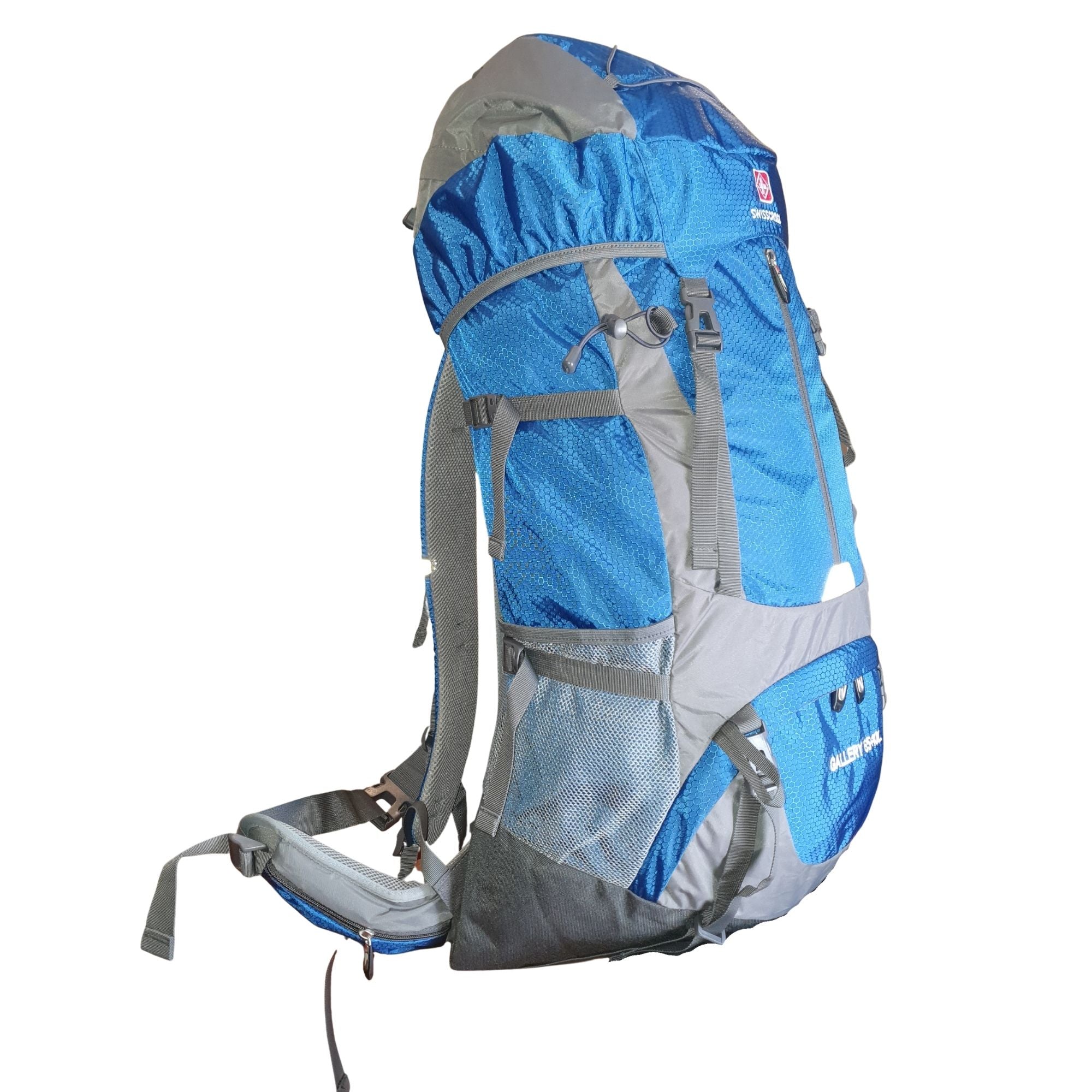 Mochila SWISS CROSS azul, 65+10 Litros