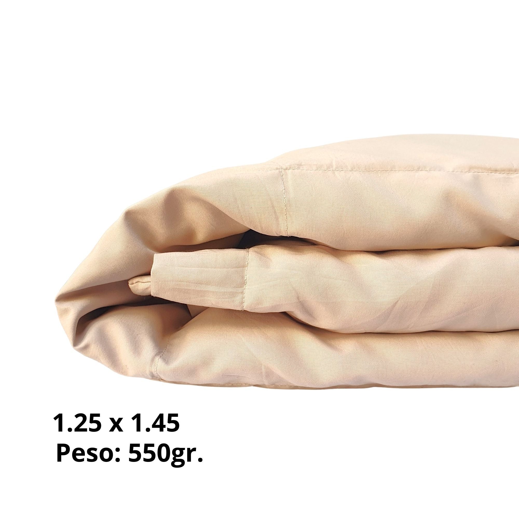 Manta de viaje de plumón beige (seminueva americana 9.5/10)