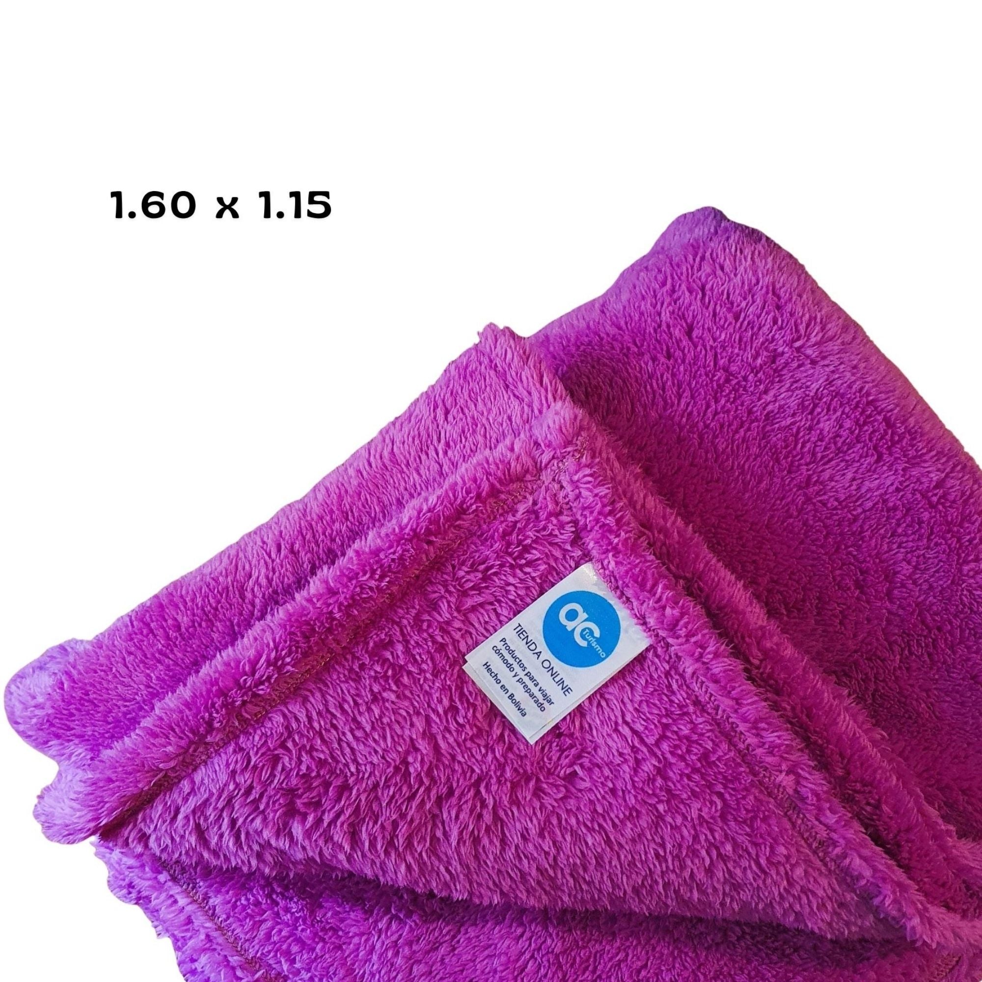 Manta premium “acturismo” gruesa morado