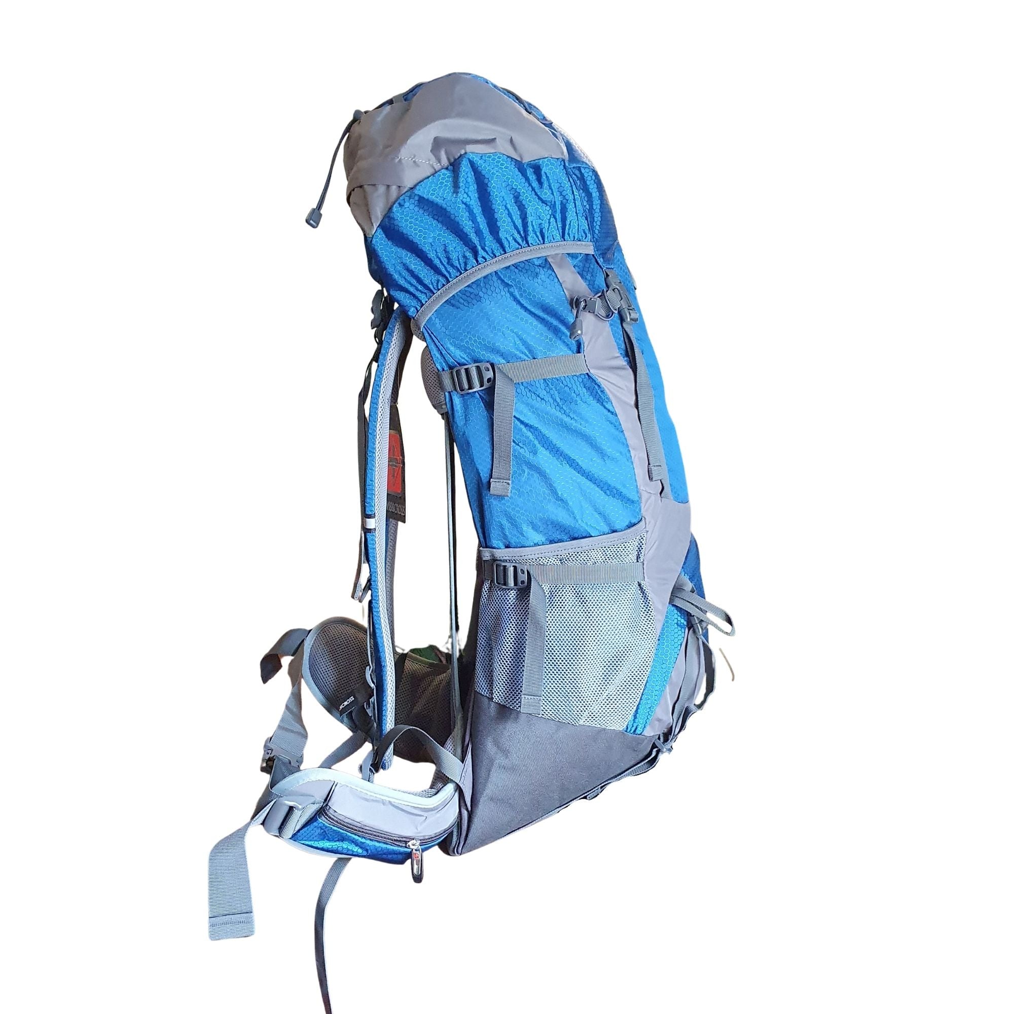 Mochila SWISS CROSS azul, 65+10 Litros