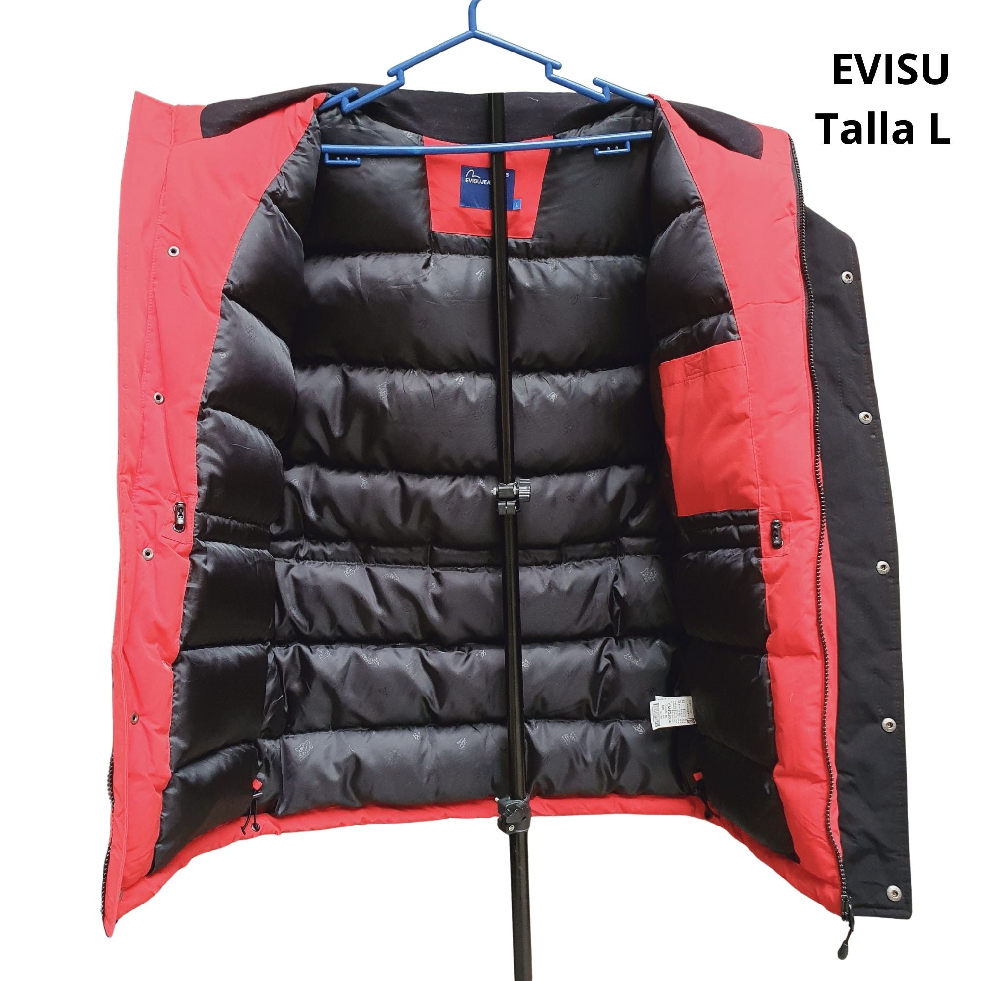 Chamarra de plumón EVISU – Talla L