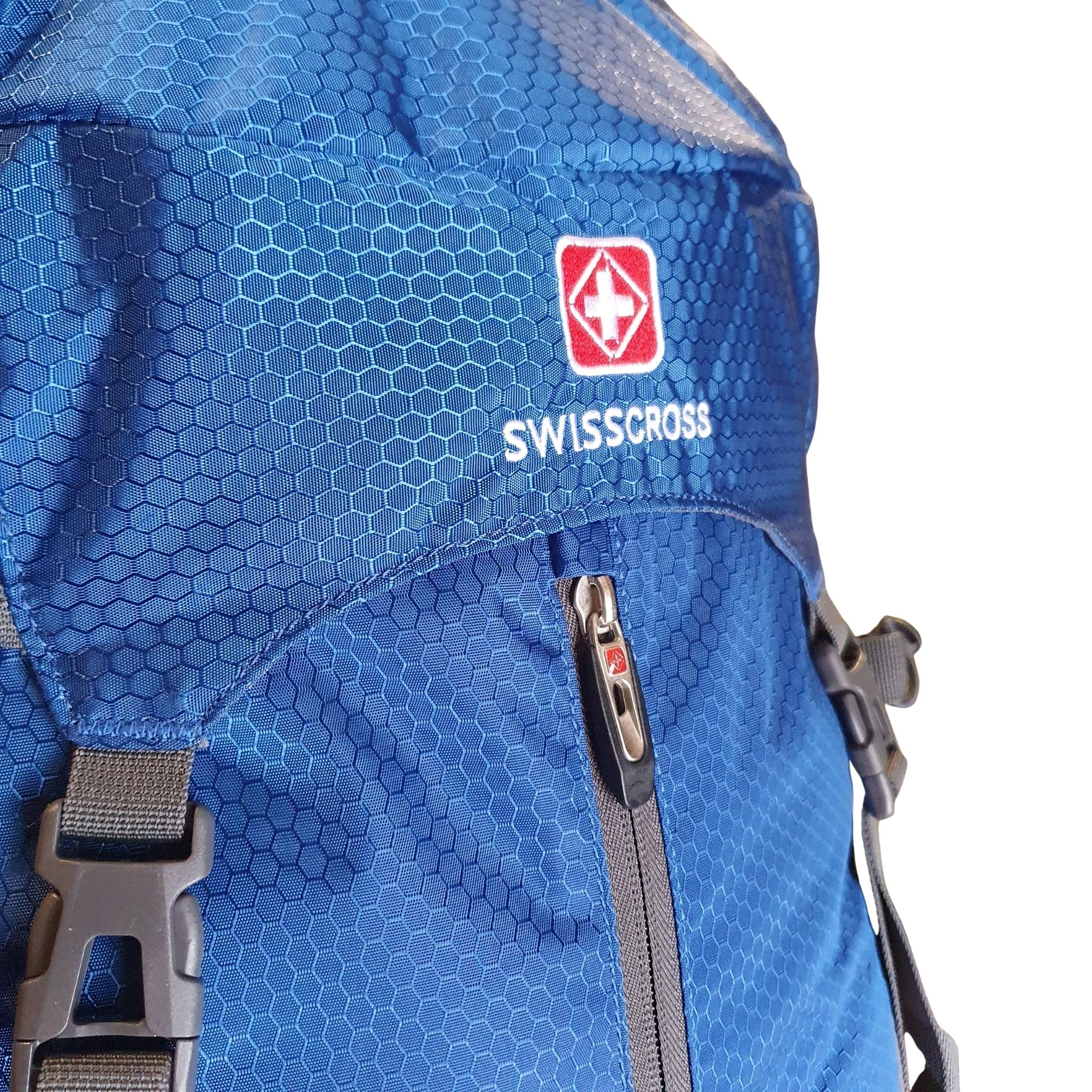 Mochila SWISS CROSS azul, 65+10 Litros